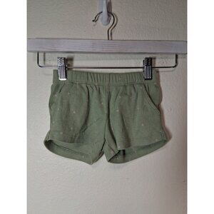 Cat & Jack Running Shorts Green Casual Summer Girls Size 4T